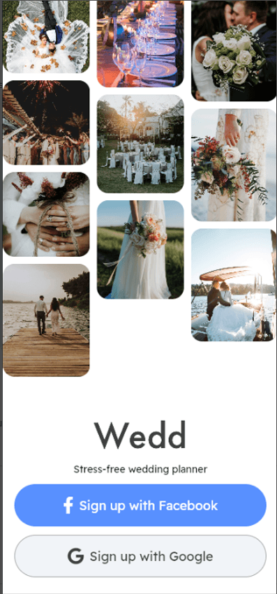 Wedd Mobile App